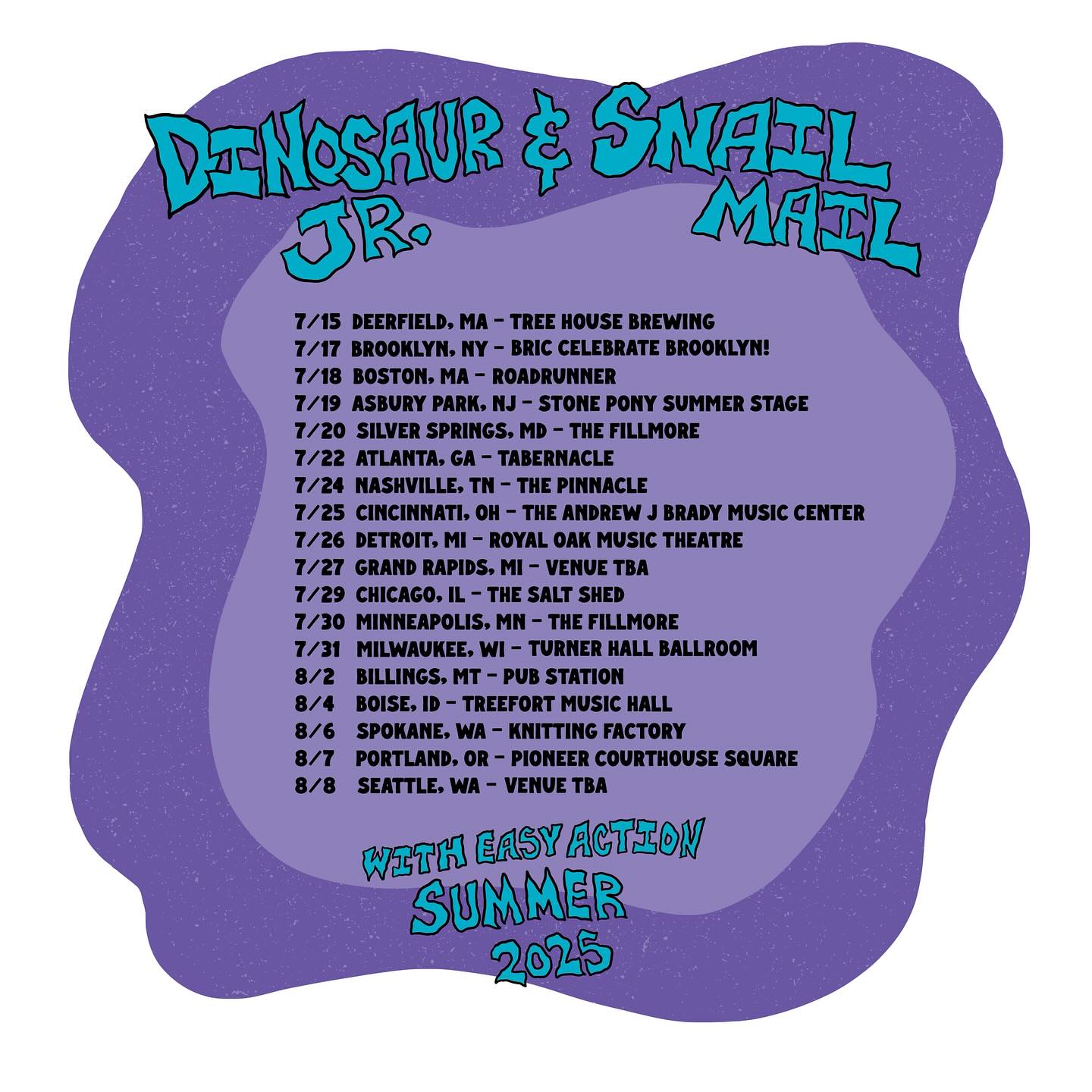 Dinosaur Jr. Tour Poster